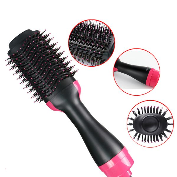 

one step hair dryer and volumizer, mankami salon air paddle styling brush negative ion generator hair straightener cu