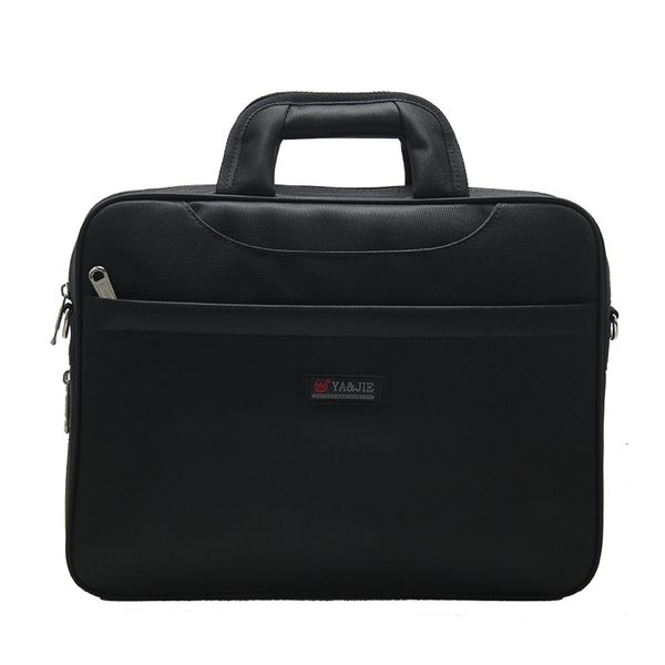 

men oxford fabric waterproof business briefcase black lapnotebook case large capacity men bag document shoulder bag