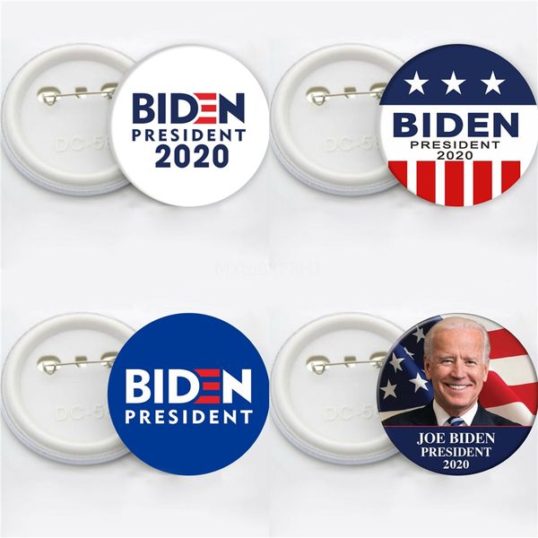 

festive 8 styles joe biden brooch 2020 us presidential election biden badge tinplate election badge party favor 6066 3000 1pcs#689