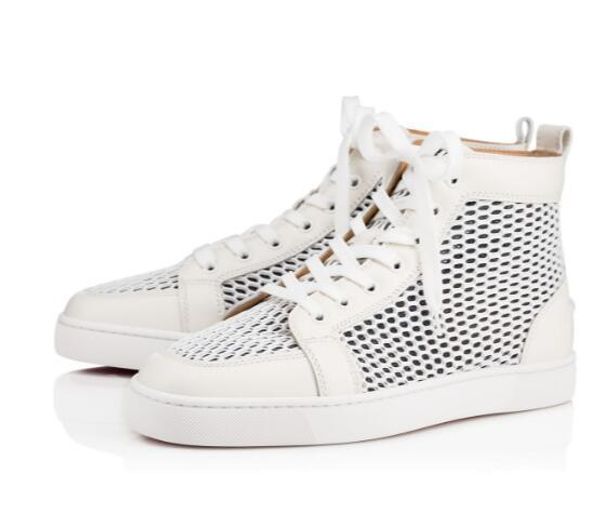 

2019 high cut red bottom мужчина кроссовки ac ranty rantus flat walking тренеры весна осень плетение falt скейт обувь оптом c17 дешевая скид, Black