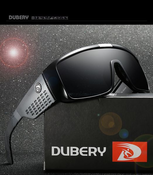 

with package dubery drag sunglasses men retro male goggle sun glasses for men fashion brand luxury mirror shades oversized oculos 9 colors, White;black
