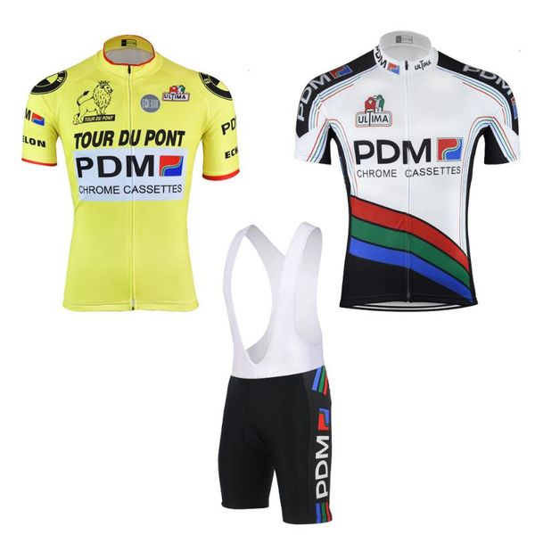 

pdm cycling jersey men short sleeve bib shorts jersey set gel pad bike wear cycling clothing mtb ropa ciclismo short set, Black;blue