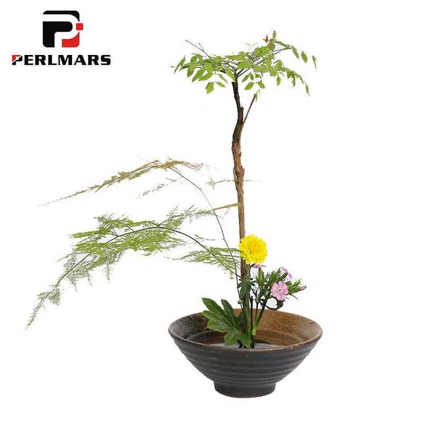 

ikebana art bonsai vintage ceramic flower pot / gardening hydroponic planters containers bowl holder table vases decor crafts