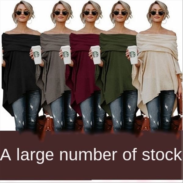 

shoulder loose large size irregular hem female shoulder loose cloak large size irregular hem cloak female, White