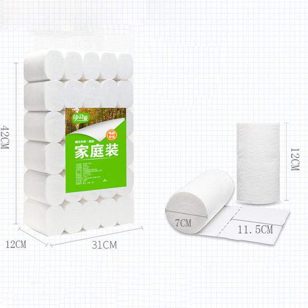 

10 rolls white toilet paper in-stock 4ply towels tissue household dinner tabble napkins tissue online fs9500