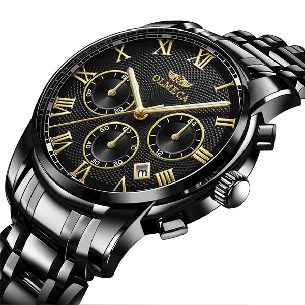 

relojes 2018 watch men fashion sport quartz clock black mens watches business waterproof watch relogio masculi, Slivery;brown