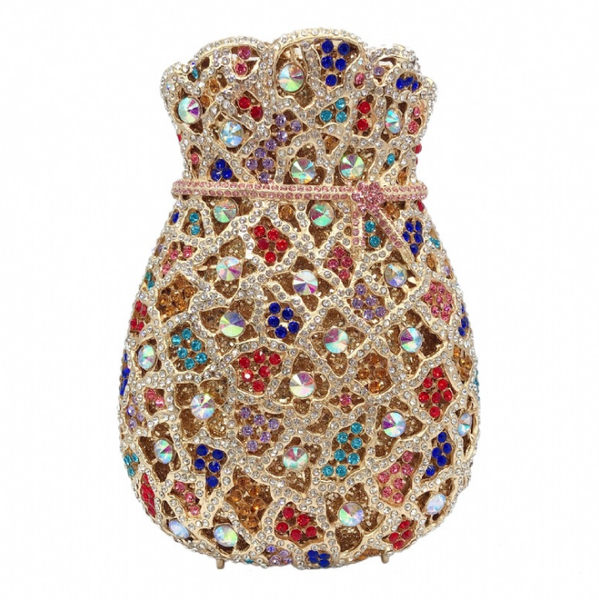 

xiyuan new diamond evening bag bunch of money bag shape studded with diamond clutch banquet dress women