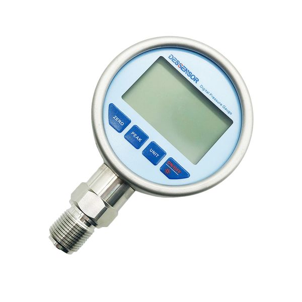 

digital pressure gauge 80mm stainless steel battery-powered lcd backlight display air liquid fuel oil hydraulic pressure gauge