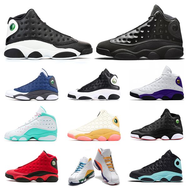 

ale jumpman 13 men women basketball shoes 13s dirty bred rivals playground cap and gown hyper royal women sports sneakers mens trainer, White;red