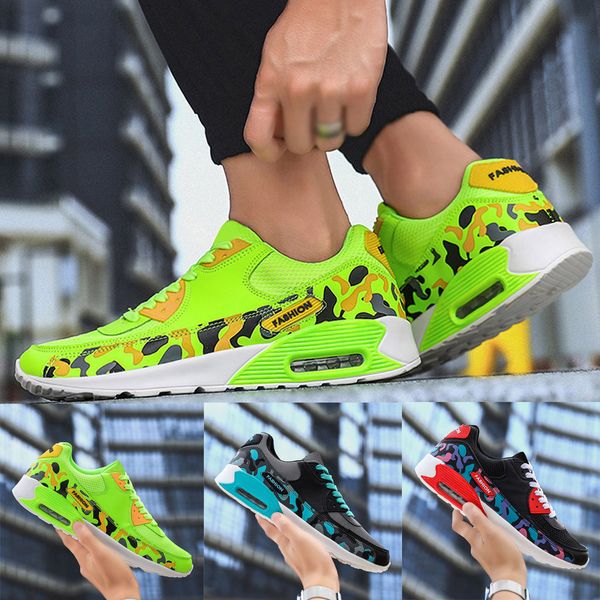 

men's outdoor camouflage sport shoes breathable runing mountaineering sneakers new arrived 20190812