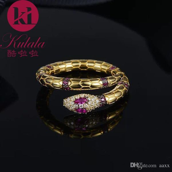 

snake-shaped snake earrings ring earrings female tide korean fashion ear ring personality snake ear buckle hip-hop earrings ring, Golden;silver