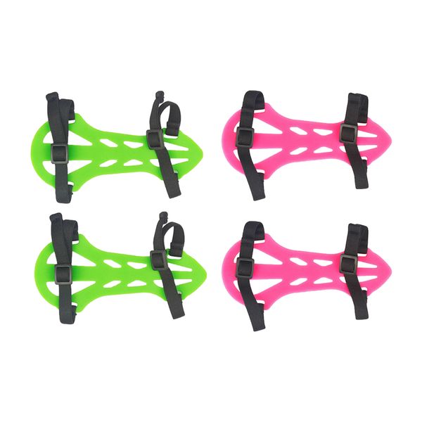 

archery arm guard arm protective gear rubber armguard for hunting, 4 pack