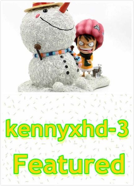 

one piece showhand straw hat group road fly snowman scene boxed hand