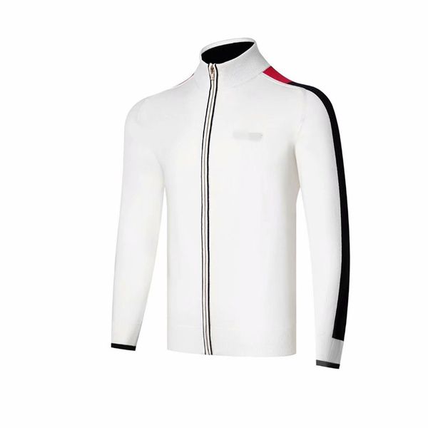 

new men's autumn and winter golf sportswear long-sleeved plus velvet jacket ing, Red;blue