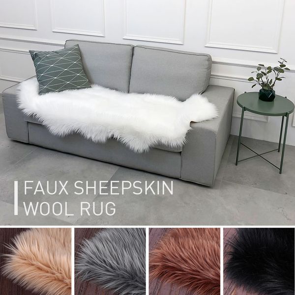 

carpet floor fluffy rugs wool carpet luxurious anti-skid warm 180x110cm multicolored irregular shape dining room sofa mat chair