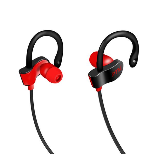 

earphone ptm ts27 sport running anti-drop headset ear hook stereo earbuds with mic headphone for phone iphone xiaomi universal
