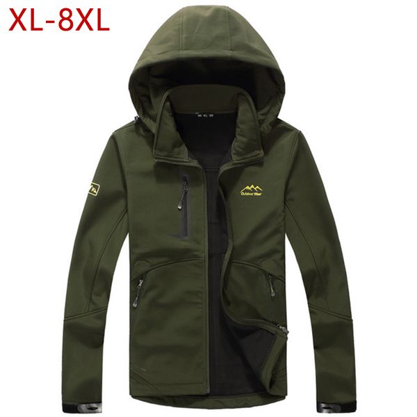 

xl-8xl quick dry thin spring jackets men softshell windproof solid army green bomber jackets mountain clothing w43, Black;brown