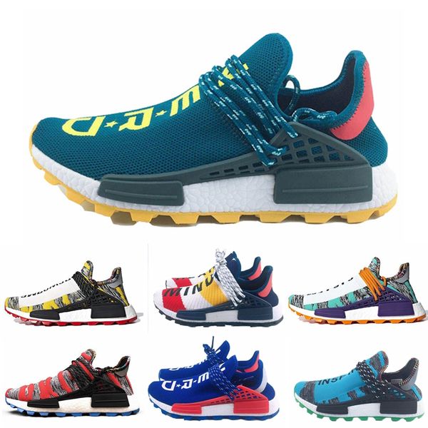 

2019 pharrell williams nmd human race mens bbc solar pack running shoes women trainers fashion nmds luxury designer sneakers size 36-47