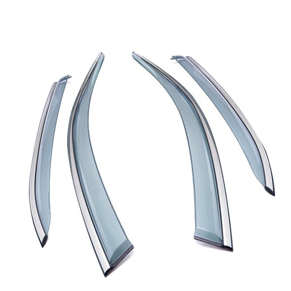 

4pcs/set car auto wind deflector black deflector visor vent rain guard fit for toyota ch-r 2018/camry2012-2017/corolla 2014-2018