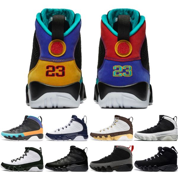 

Hot 9 9s Dream It Do It UNC Mop Melo Mens Basketball Shoes LA OG Space Jam men Bred The Spirit Anthracite sports sneakers designer trainers