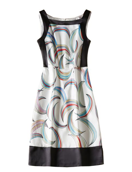 

geometric print women sheath dress sleeveless casual dresses 07k1910, Black;gray