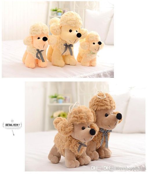 

good t483 dog plush doll toys cute candy colors dogs stuffed toys poodle stuffed animals doll children kids gift