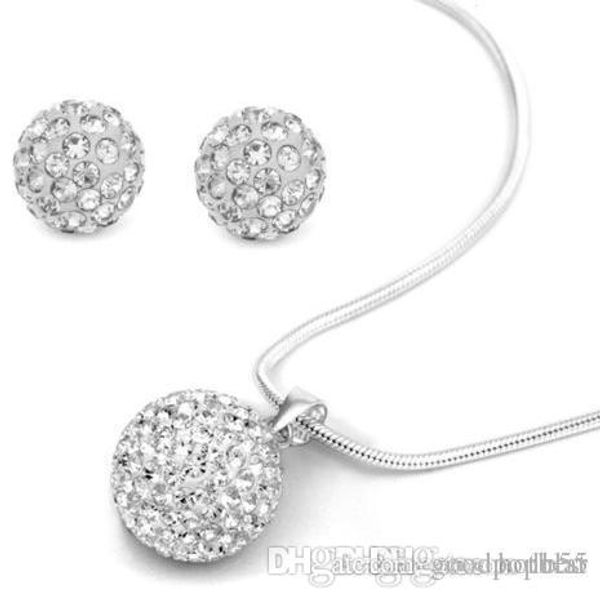 

10 шт./лот 10 мм кристалл глины горячая диско бисера горный хрусталь кристалл набор ожерелье шпильки серьги падение комплект ювелирных издел, Black