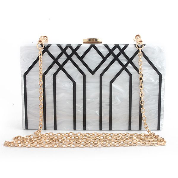 

acrylic bag dinner bag women evening party dress in hand