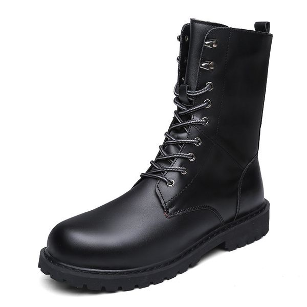 

Military Boots Men Winter Shoes Warm Men Leather Boots Footwear Cowboy Tactical Boots Men Casual Shoes