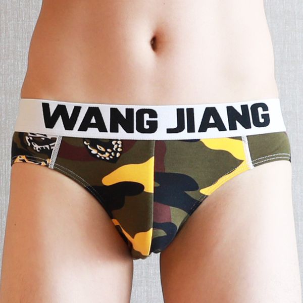 

men underwear briefs low waist u convex pouch mens bikini underpants fashion printed male panties, Black;white