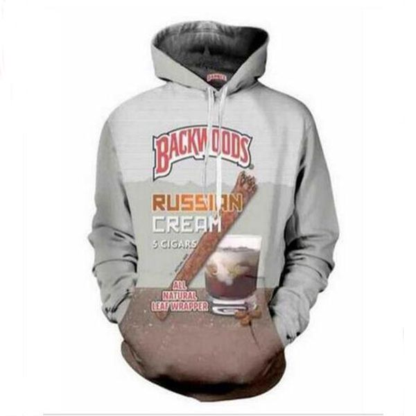 

new fashion hip hop sweatshirt men women 3d casual hoodies backwoods harajuku style loose pullover hoodies tm08, Black