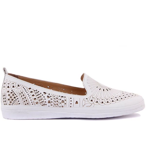 

sail-lakers white leather women 's ballerina, Black