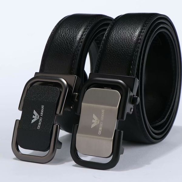 

miem fashion designer men and women belts, casual wild automatic model metal buckle belt wholesale3332-112, Blue;gray
