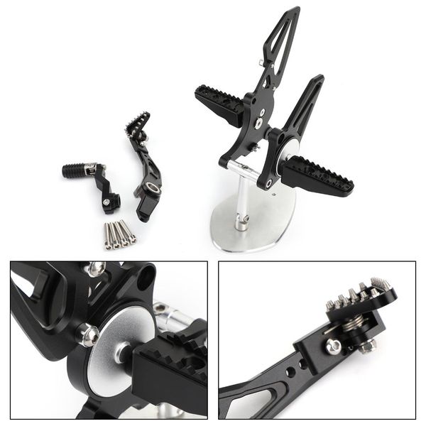 

artudatech rearsets adjustable cnc foot pegs footrest for r nine t r9t 2014 2015 2016 2017 2018