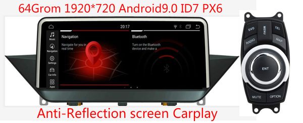 

1920*720 64grom 10.25" android 9.0 car monitor for bmw x1 e84 2009-2015 stereo radio vedio audio gps navi media headunit stereo