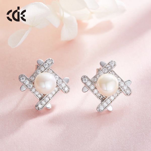 

свадьба серебро s925 из бисера жемчужный подарок женщина леди ювелирные изделия с бриллиантами серьги для невесты актерского начала выпускно, Golden