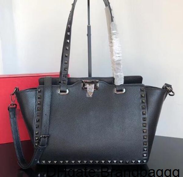 

classic studs flap chain bag rivet shopping bags women genuine leather soft handbags lady tote shoulder bag crossbody purse