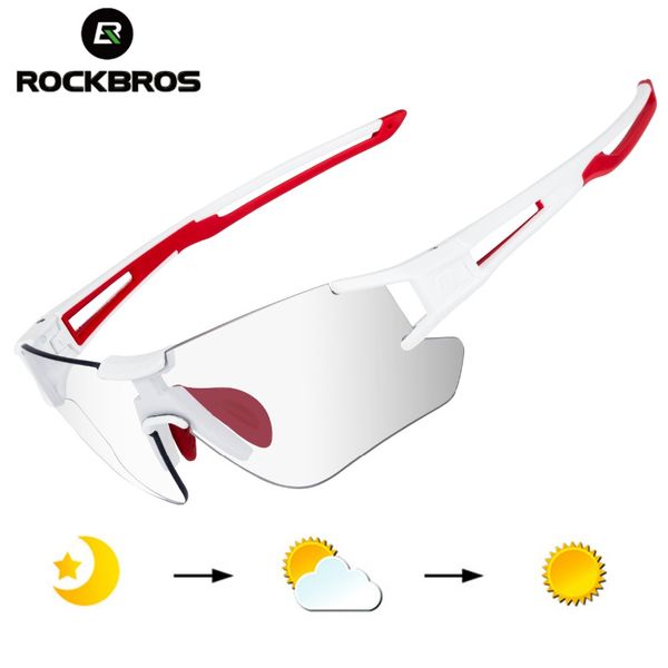 

rockbros cycling wrap sunglasses men's pchromic sport glasses outdoors uv400 bicycle outdoor sports eyewear glasses goggles