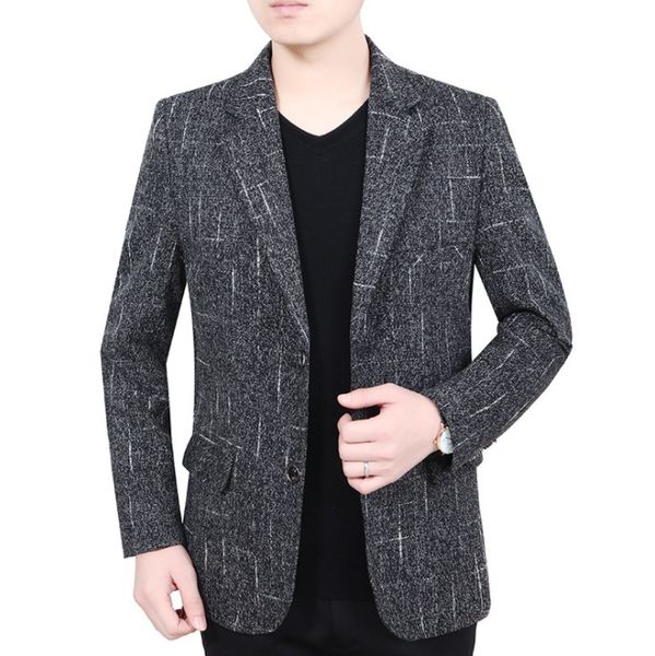 

новые поступления мужской блейзер весна осень мужская мода сплайс костюм пальто бизнес повседневный костюм куртка мужская одежда верхняя оде, White;black