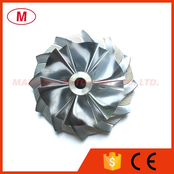 

k16 5324-123-2201 36.83/54.90mm 6+6 blades turbo billet compressor wheel/aluminum 2618/milling wheel for volvo 5324-970-7401/5324-970-7400