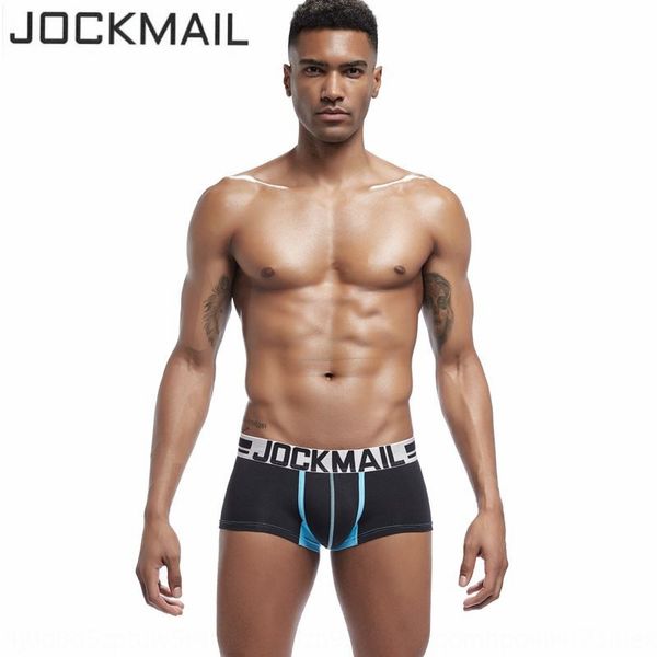 

jockmail pure cotton stitching jockmail underpants underpants pure cotton boxer stitching men's boxer underwear men's underwear, Black;white