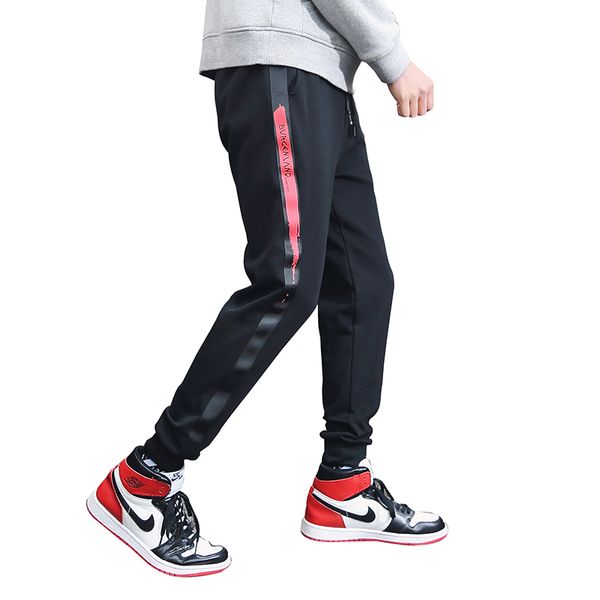 

2020 mens высокого качества брюки осень casual male sweatpants hip hop брюки зима streetwear брюки мужчины сгущает бегуны plus 5xl, Black