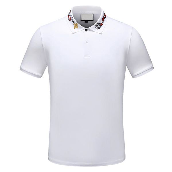 

Новая мужская рубашка поло с короткими рукавами, отворот, футболка, итальянский д