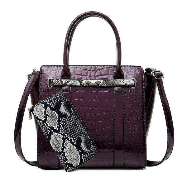 

miwind women shoulder crossbody bags 2019 new pu leather bags totes satchels 2-piece set elegant large capacity bolsa feminina