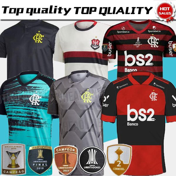 

19 20 flamengo jersey guerrero diego henrique home sports soccer jerseys 2019 2020 flamenco gabriel football man and woman shirts, Black