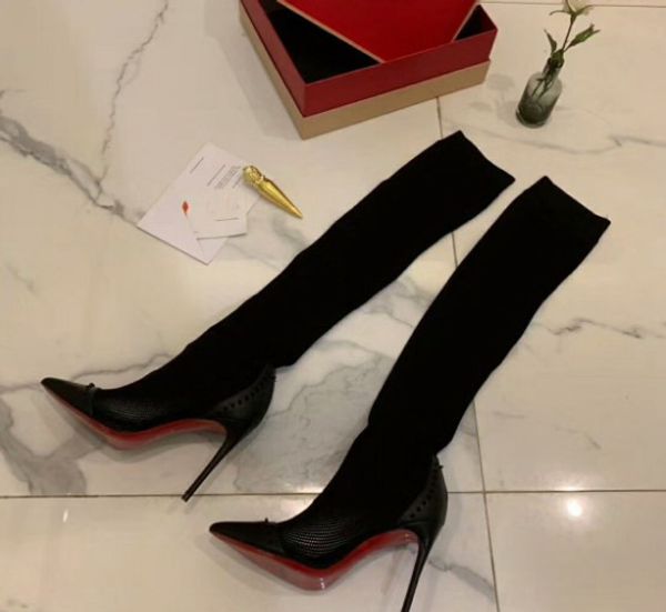 

red bottom roadie flat man ankle boots brand suede + leather fashion man booties winter cool with original box, Black