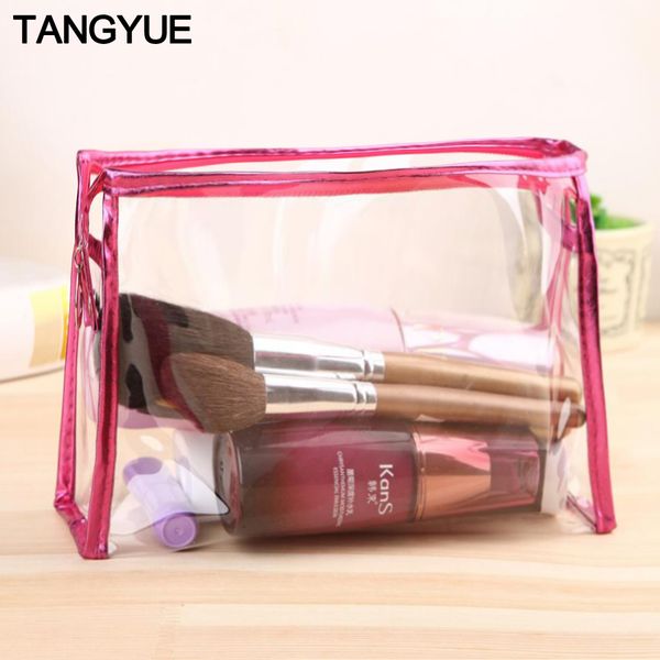 

travel cosmetic bag organizer transparent purse make up bag toiletry kit female makeup woman toilet handbag small pouch case