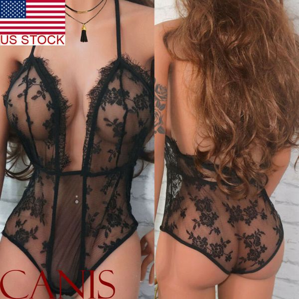 

fashion women black bodysuit bra with underwire lace lingerie backless bodysuits lace sexy-lingerie nightwear teddies, Black;white