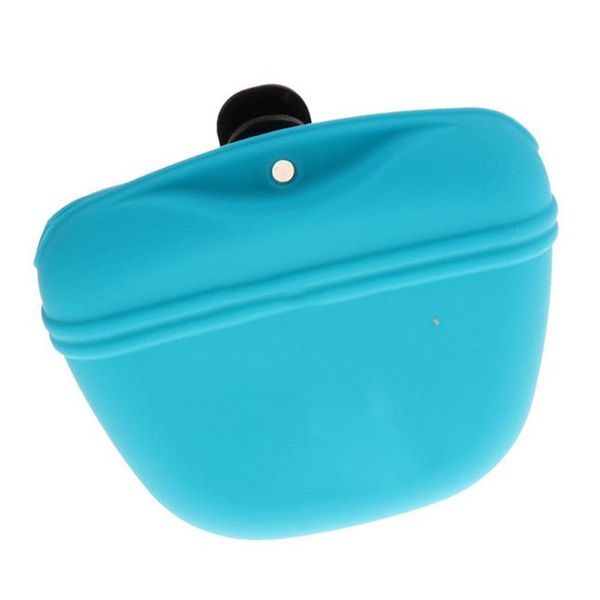 

saideng silicone dog treat bag pocket food snack pouch haversack waist bag for outdoor pet training
