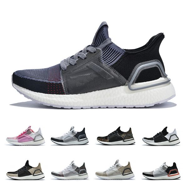 

2019 Ultra Boost 19 Running Shoes for Men Women Cloud White Black Oreo Ultraboost 5.0 Mens Trainer Breathable Runner Sports Sneakers 36-47